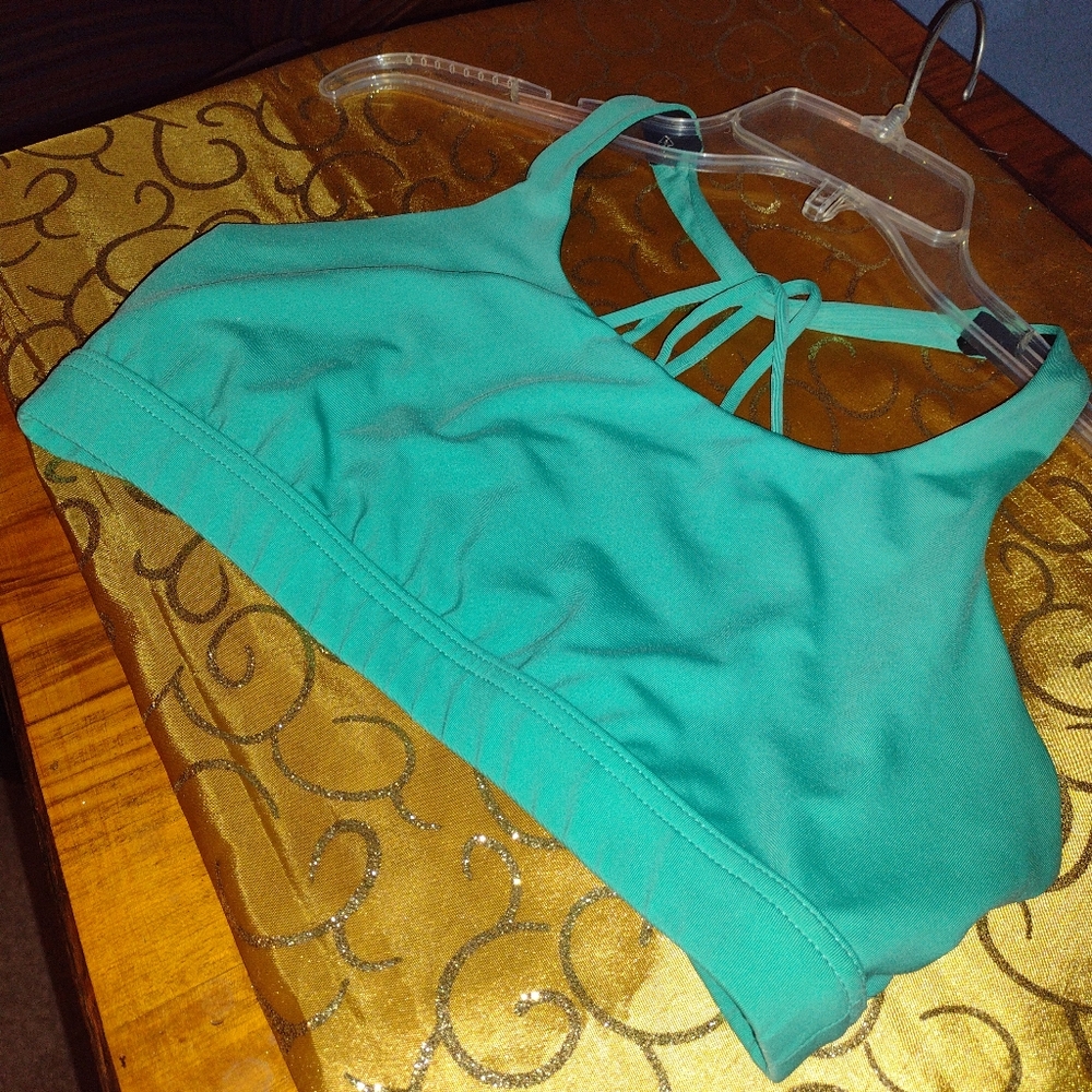 Icyzone Workout Athletic Green Exercising Top